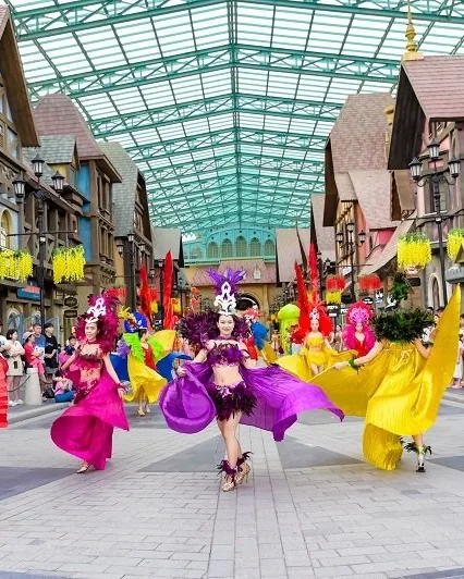 The European Boulevard at VinWonders Phu Quoc